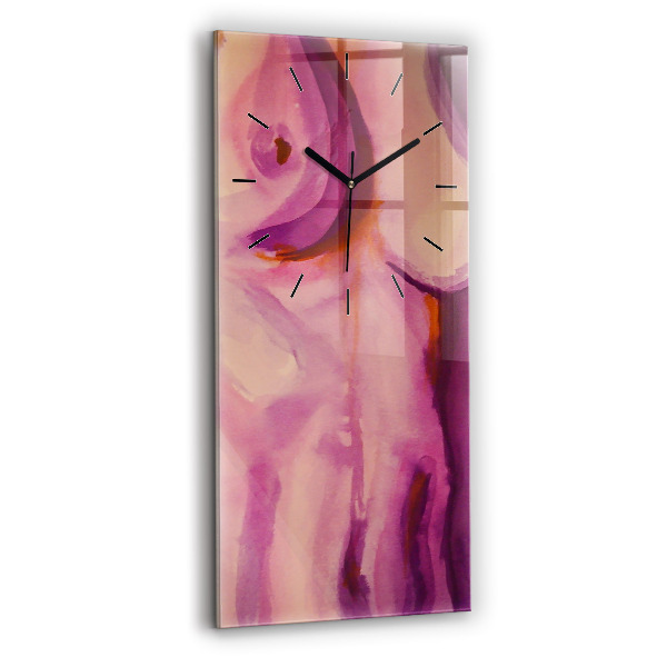 Négyszögletes fali üvegóra 30x60 Nők festészete