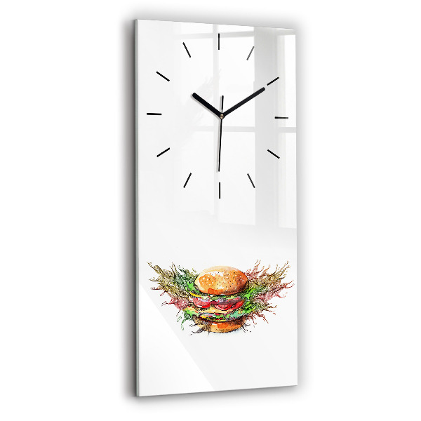 Függőleges üvegóra 30x60 XXL sajtos burger
