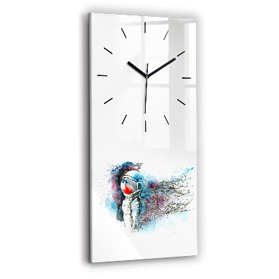 Függőleges üvegóra 30x60 Űrhajós absztrakció