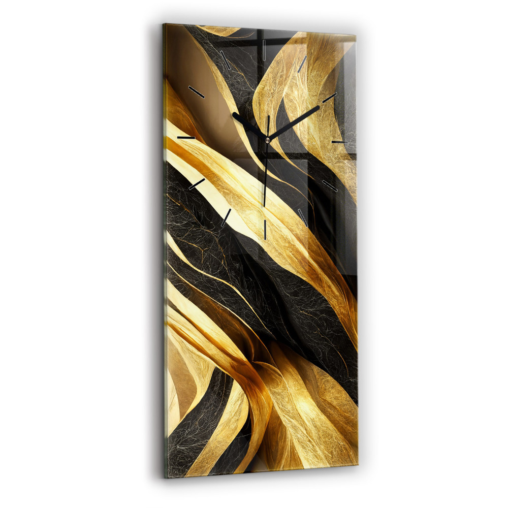 Négyszögletes üvegóra 30x60 Elegáns absztrakció