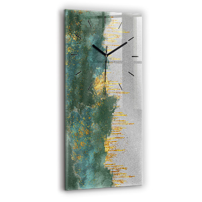 Négyszögletes üvegóra 30x60 Dekoratív minta