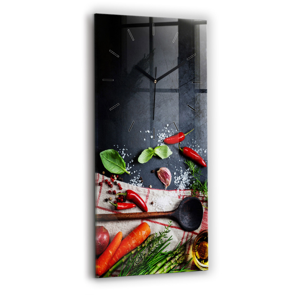 Téglalap alakú üvegóra 30x60 Zöldségek