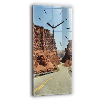 Négyszögletes fali üvegóra 30x60 66-os út az USA-ban