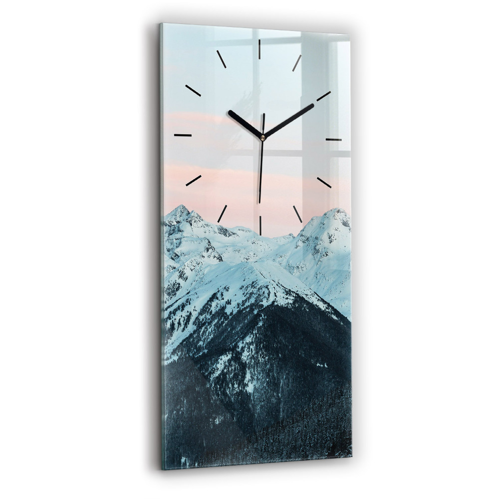 Függőleges üvegóra 30x60 Hegyvidék télen