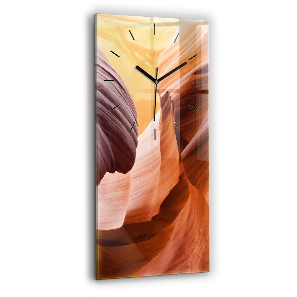 Négyszögletes fali üvegóra 30x60 Antilop-kanyon