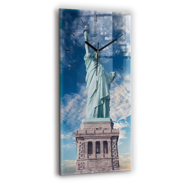 Négyszögletes üvegóra 30x60 New York-i Szabadság-szobor