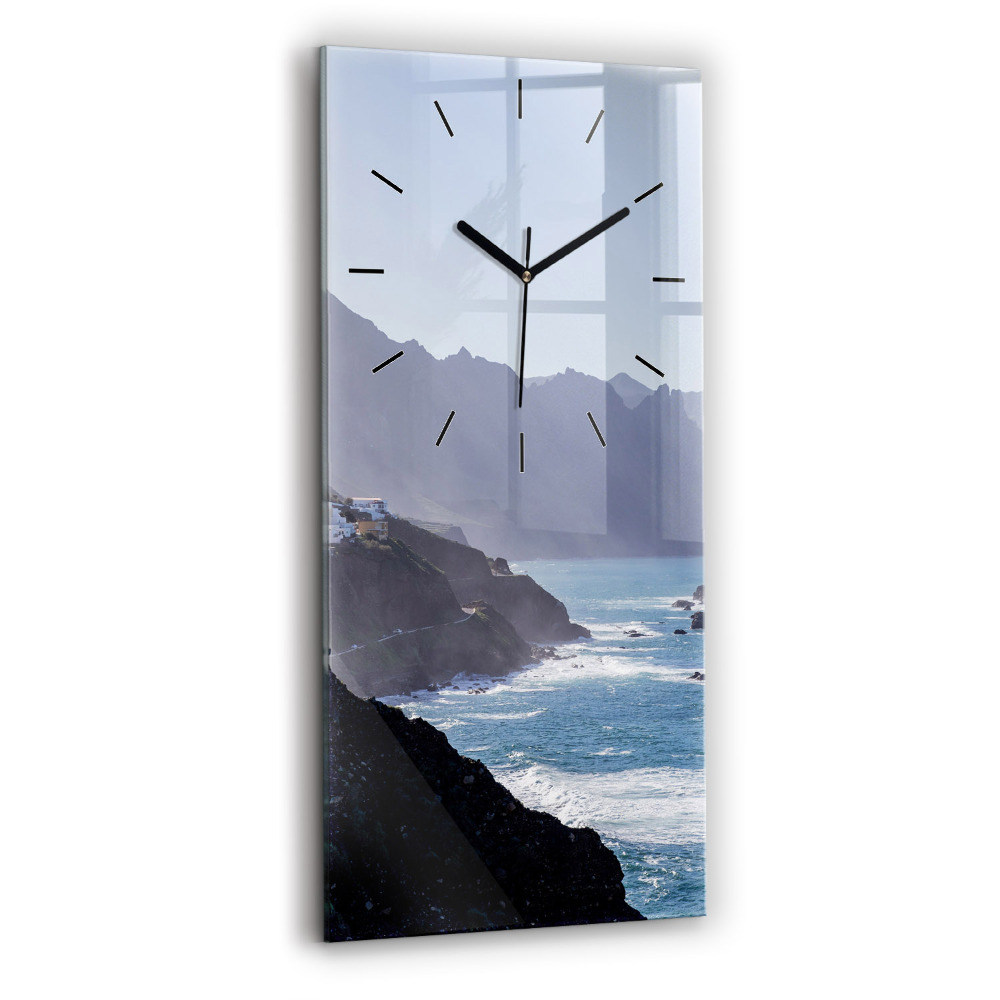 Téglalap alakú üvegóra 30x60 Hegyek az óceán mellett