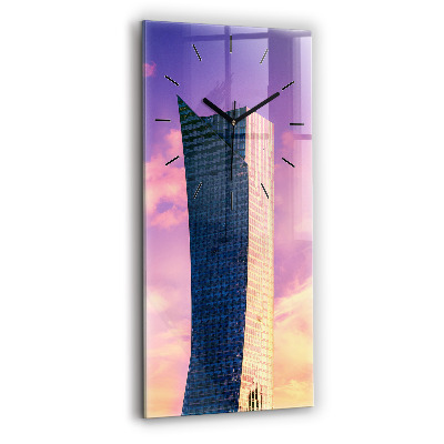 Négyszögletes üvegóra 30x60 Felhőkarcoló Varsóban