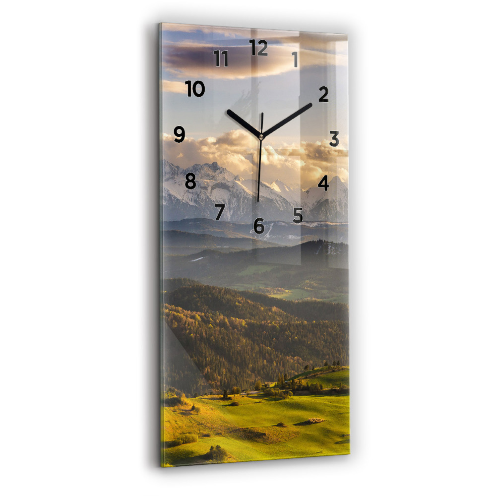 Négyszögletes fali üvegóra 30x60 Pieniny – Wysoki Wierch
