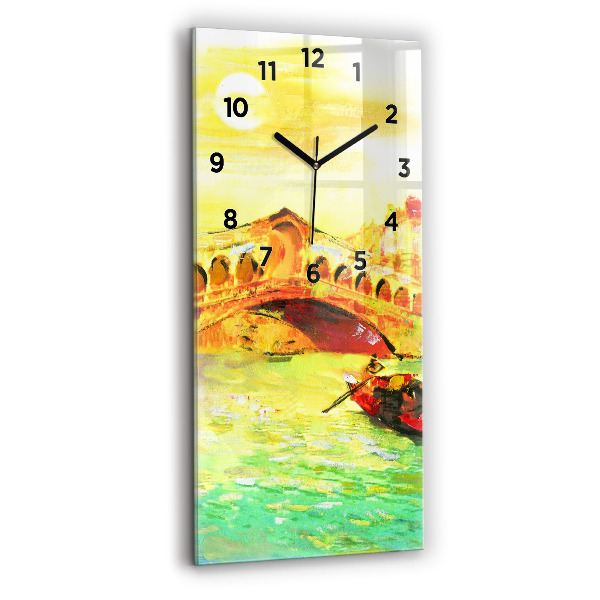 Téglalap alakú üvegóra 30x60 Velence Rialto híd