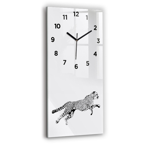Téglalap alakú üvegóra 30x60 Párduc sziluett