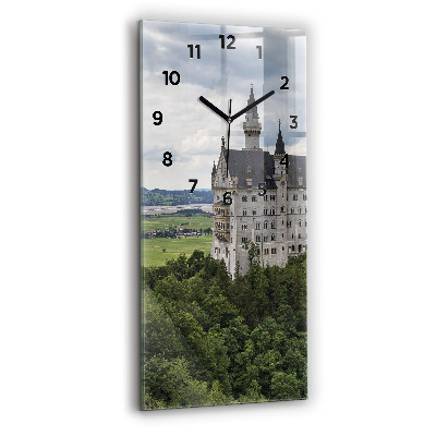 Téglalap alakú üvegóra 30x60 Neuschwanstein kastély