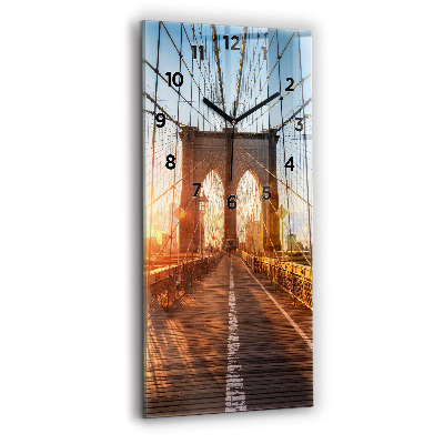 Téglalap alakú üvegóra 30x60 Brooklyn Bridge NYC