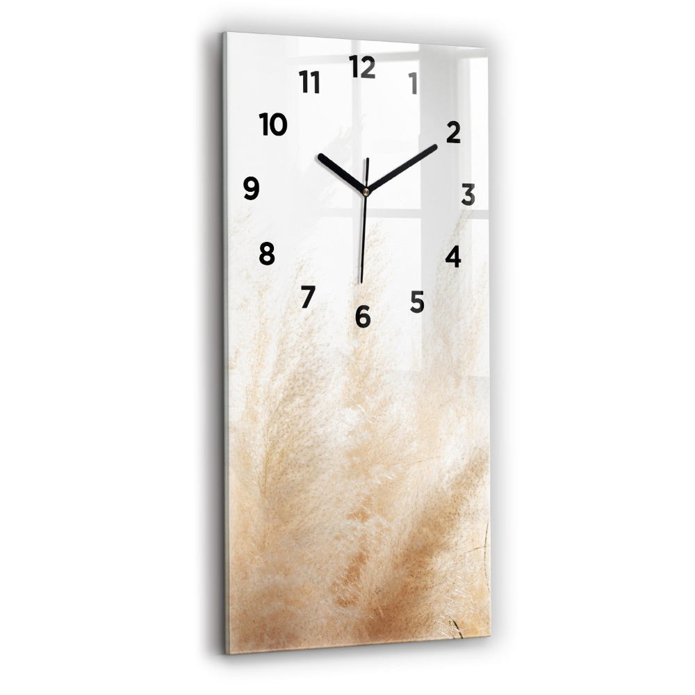 Négyszögletes fali üvegóra 30x60 Kalászok