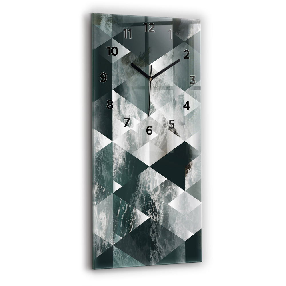 Téglalap alakú üvegóra 30x60 Absztrakt tenger hullámai