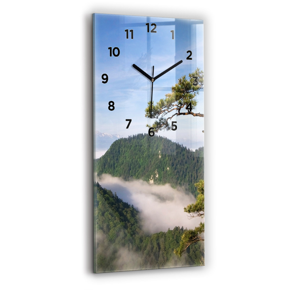 Négyszögletes fali üvegóra 30x60 Sokolica Wierch a Pieniny-hegységben
