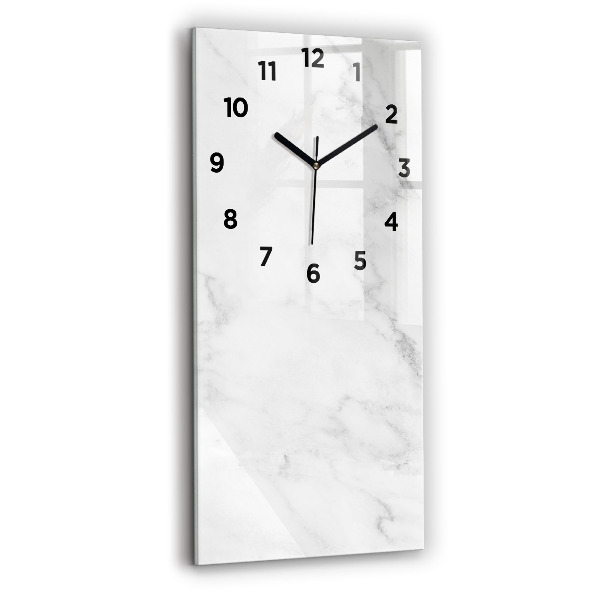 Négyszögletes üvegóra 30x60 Elegáns márvány