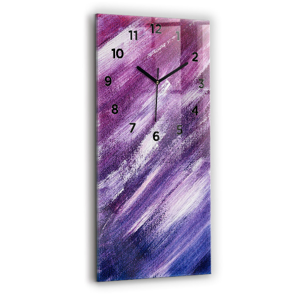 Téglalap alakú üvegóra 30x60 Textúra akril festékkel