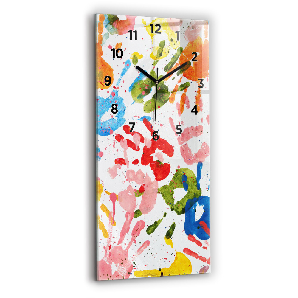 Téglalap alakú üvegóra 30x60 Gyermek kézlenyomatok