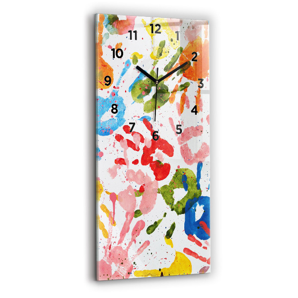 Téglalap alakú üvegóra 30x60 Gyermek kézlenyomatok
