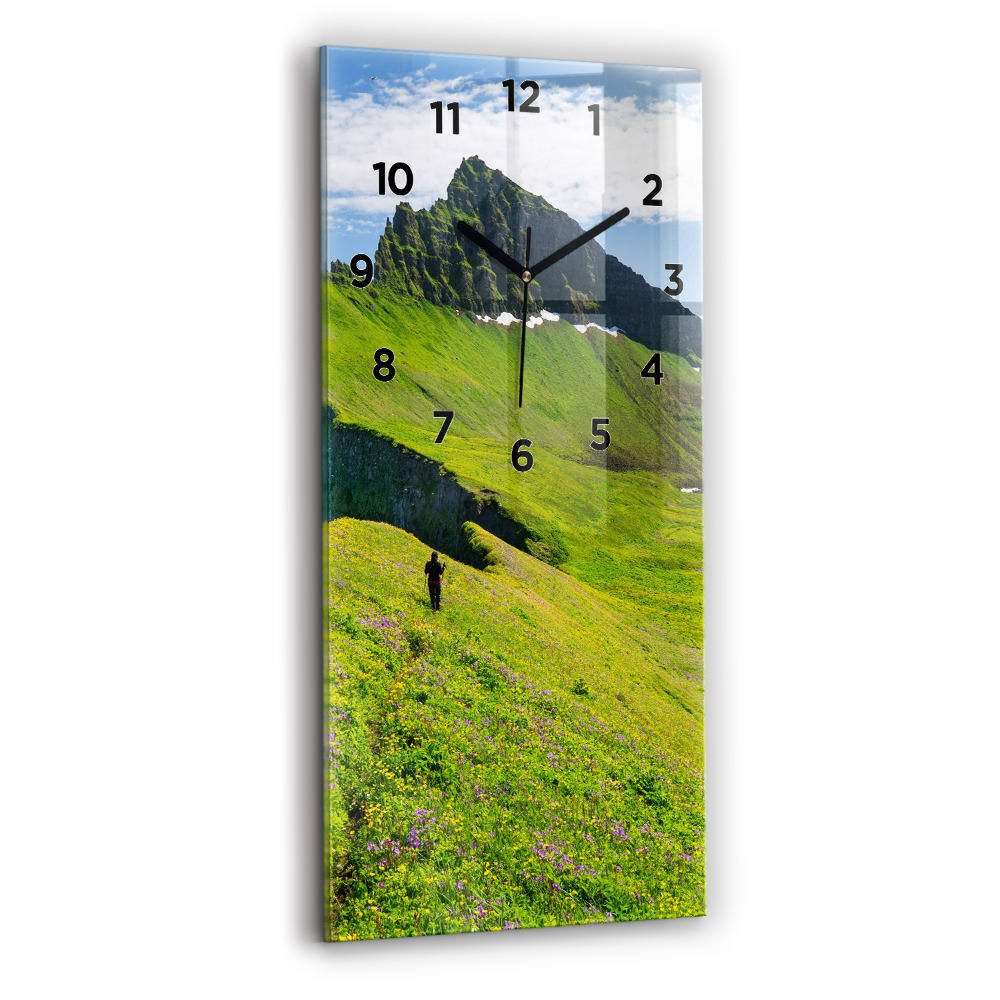 Négyszögletes üvegóra 30x60 Hornstrandir izlandi rezervátum