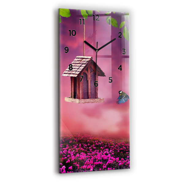 Négyszögletes üvegóra 30x60 Madárház
