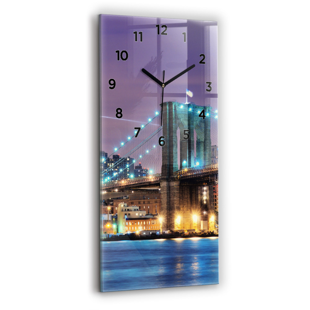 Téglalap alakú üvegóra 30x60 Brooklyn Bridge és East River