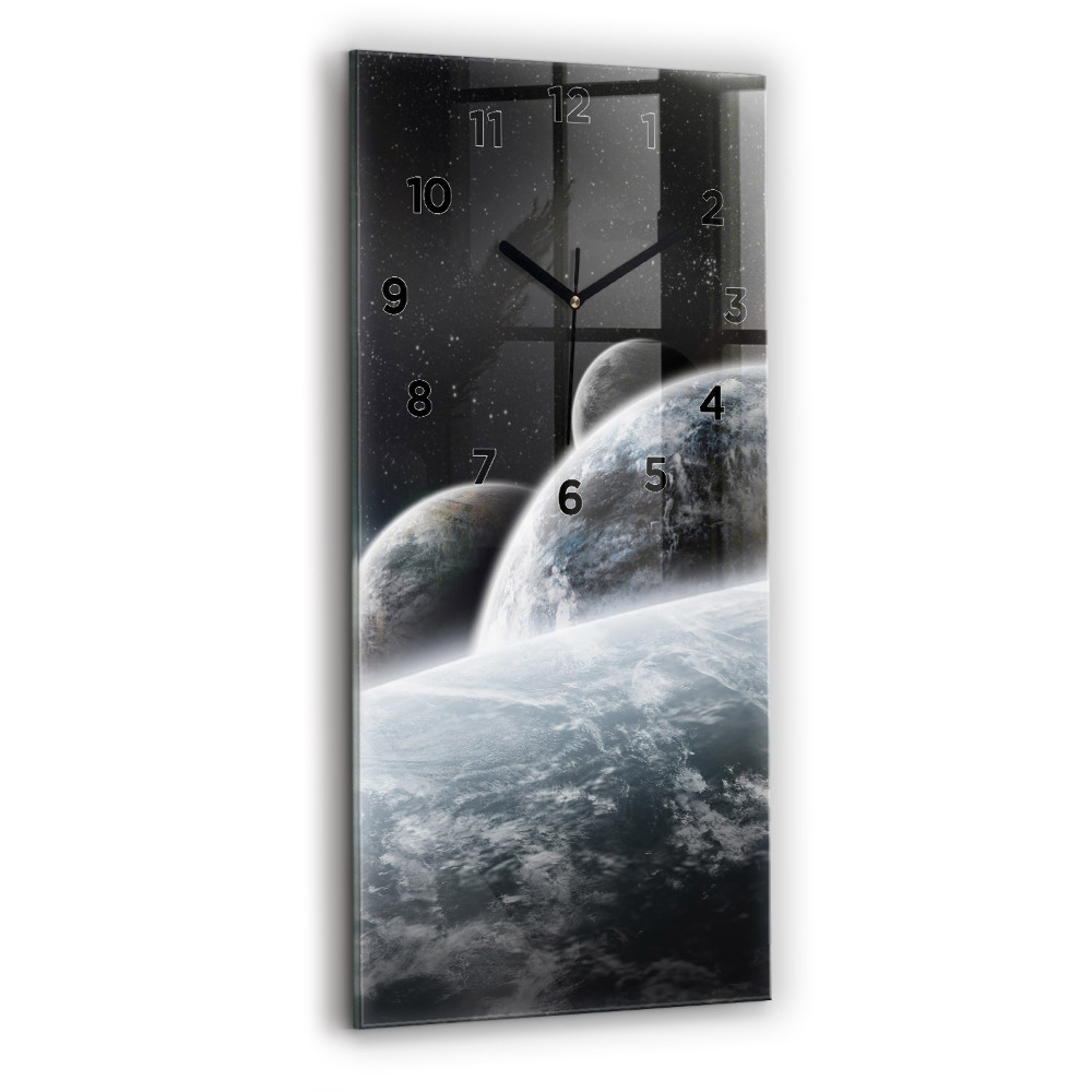 Négyszögletes üvegóra 30x60 Űr és bolygók