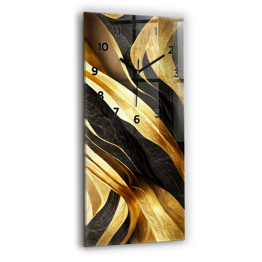 Négyszögletes üvegóra 30x60 Elegáns absztrakció