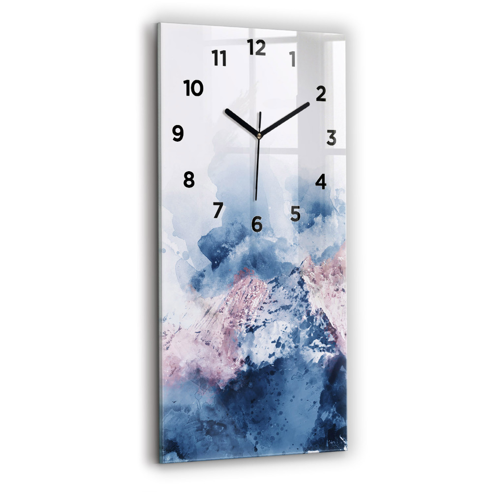 Téglalap alakú üvegóra 30x60 Absztrakt hegyláncok