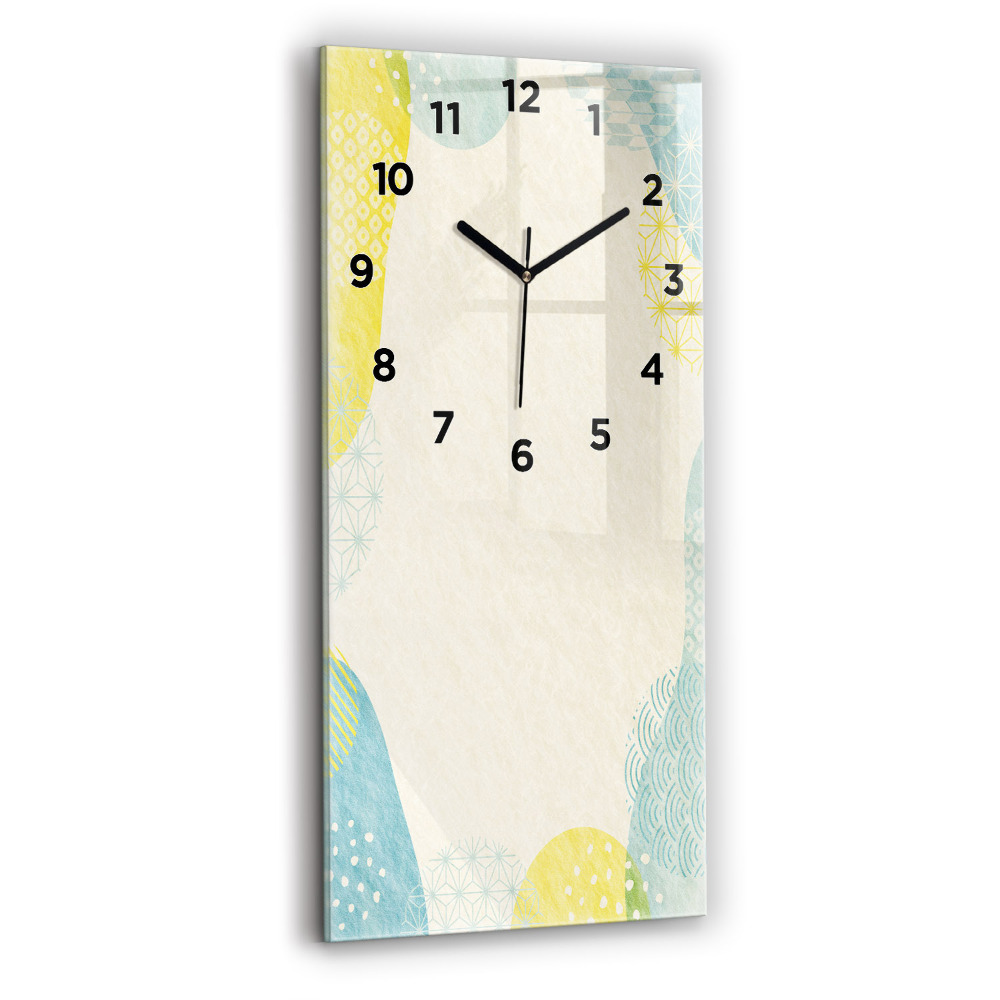 Négyszögletes üvegóra 30x60 Keret mintákkal