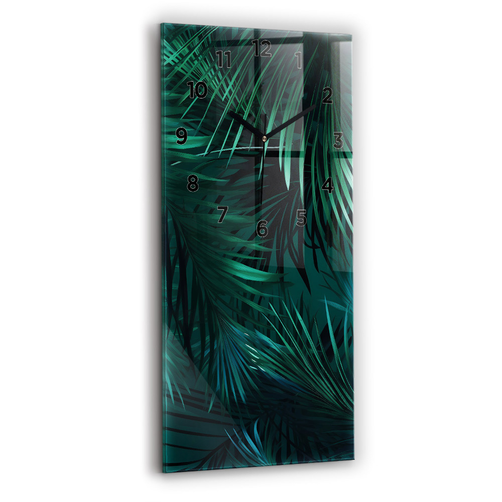 Függőleges üvegóra 30x60 Trópusi levelek