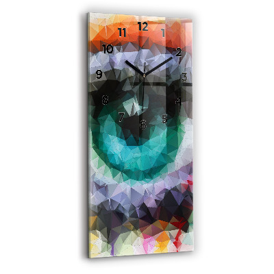 Téglalap alakú üvegóra 30x60 Színes emberi szem