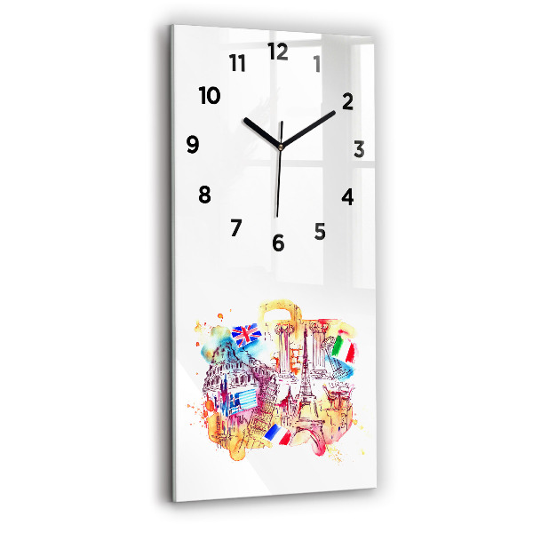 Téglalap alakú üvegóra 30x60 A világ vonzó országai