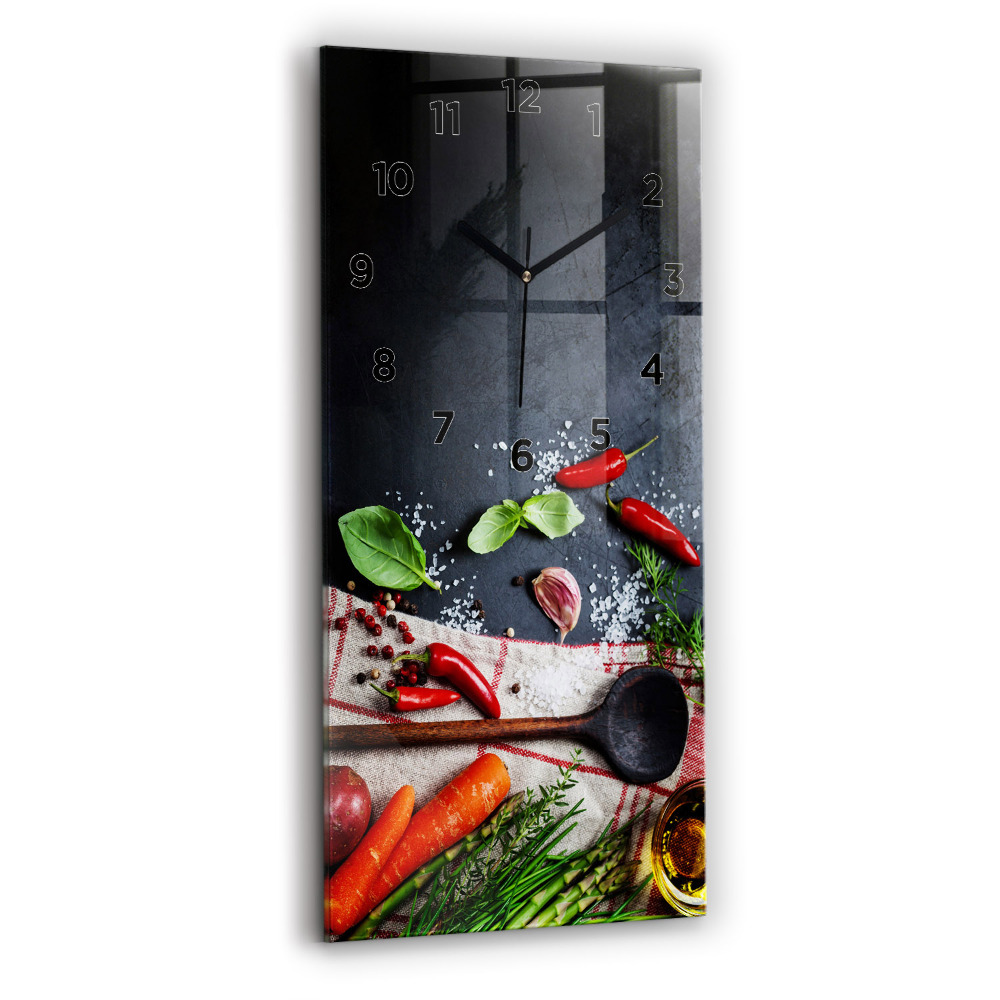 Téglalap alakú üvegóra 30x60 Zöldségek