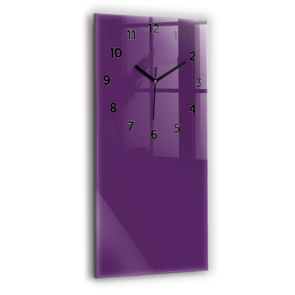 Négyszögletes üvegóra 30x60 Lila színű