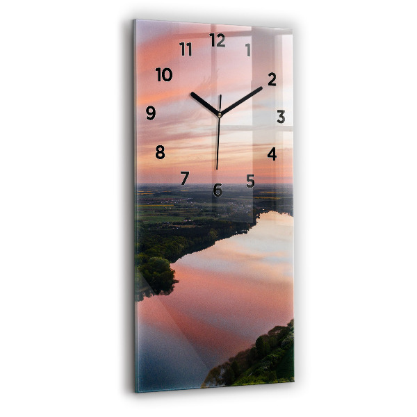 Téglalap alakú üvegóra 30x60 tavi kilátás