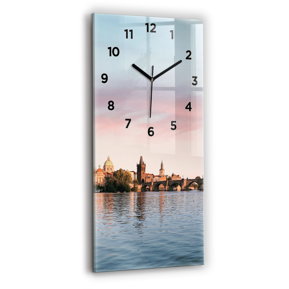 Téglalap alakú üvegóra 30x60 Károly híd Prágában