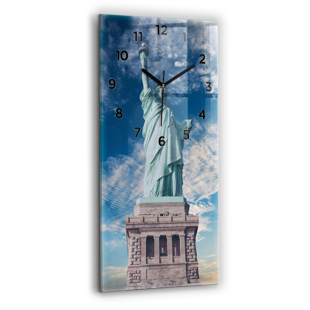 Négyszögletes üvegóra 30x60 New York-i Szabadság-szobor