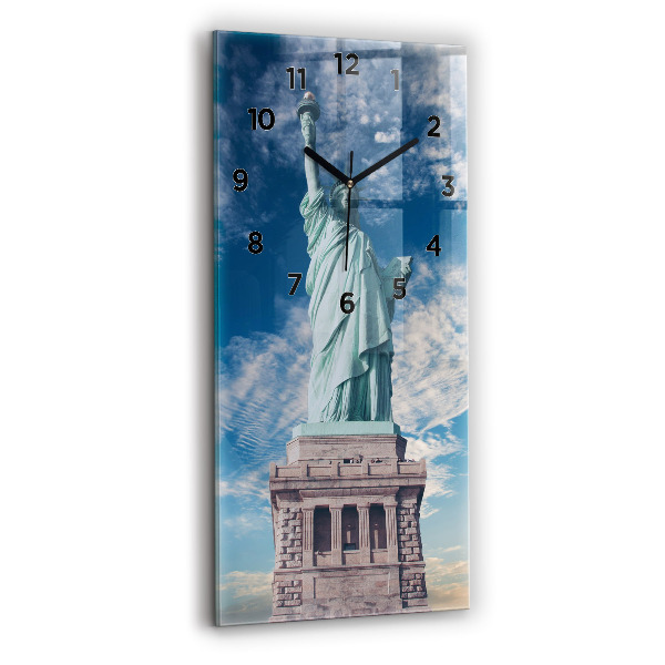 Négyszögletes üvegóra 30x60 New York-i Szabadság-szobor