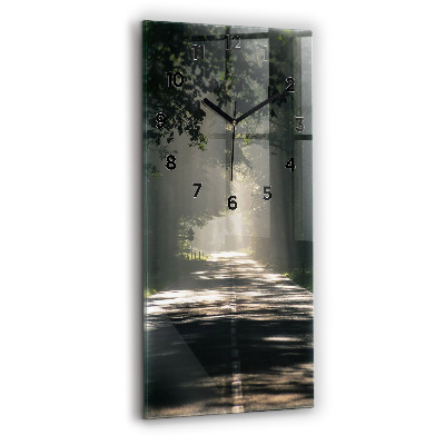 Függőleges üvegóra 30x60 Erdei út és a napfény csíkjai