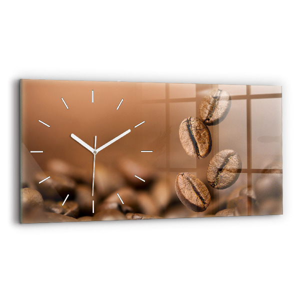 Vízszintes üvegóra 60x30 Absztrakt színek