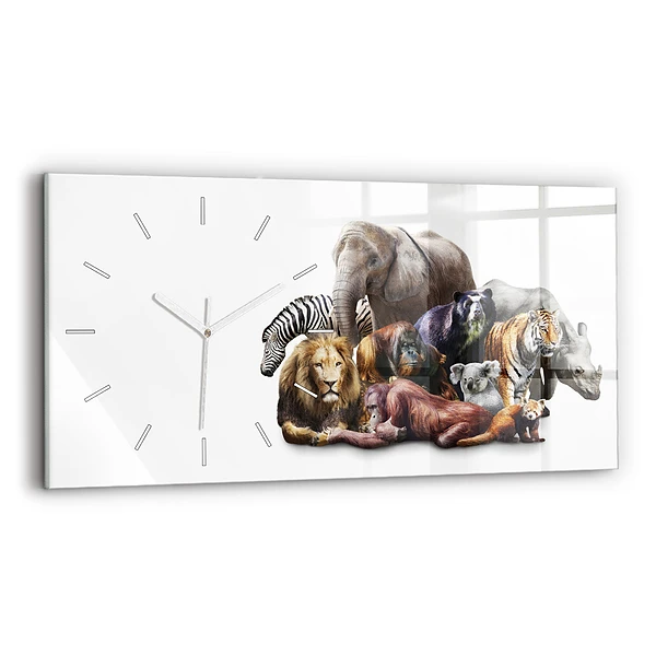 Üvegóra vízszintesen 60x30 Vadállatok