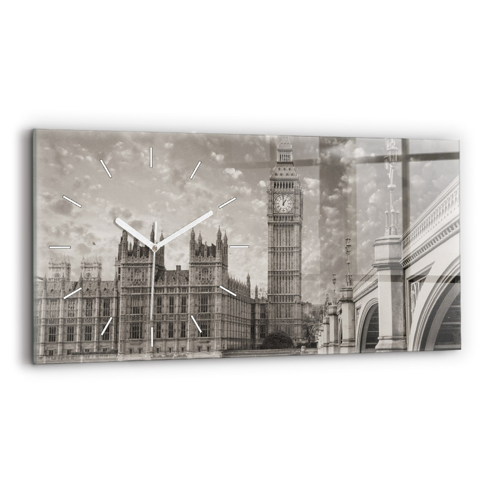Üvegóra vízszintesen 60x30 London Anglia Big Ben