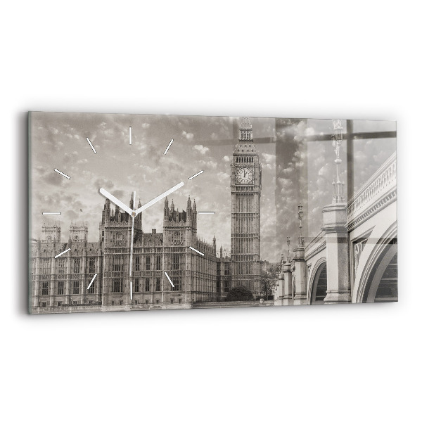 Üvegóra vízszintesen 60x30 London Anglia Big Ben