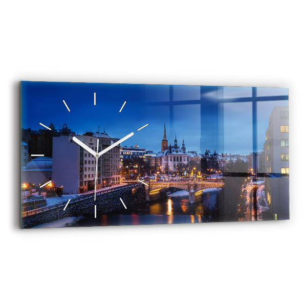 Üvegóra vízszintesen 60x30 Panoráma Pilsen városára