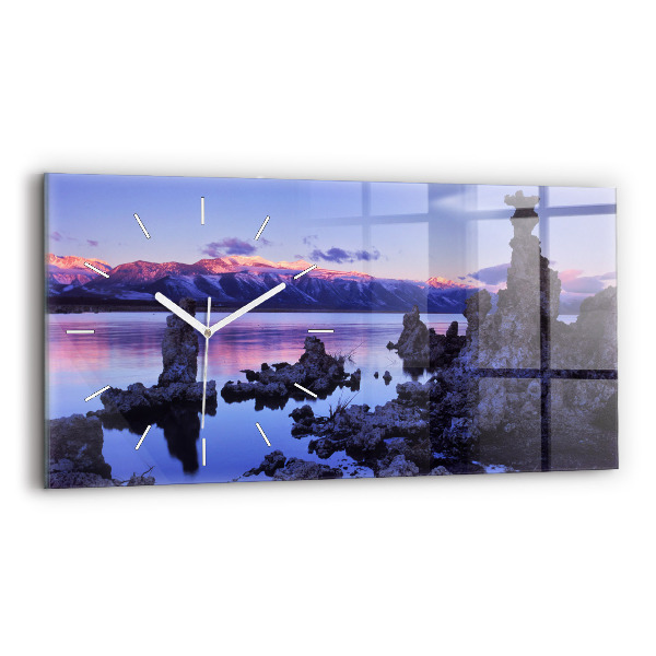 Vízszintes üvegóra 60x30 Kaliforniai tó