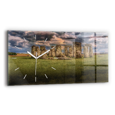 Négyszögletes üvegóra vízszintesen 60x30 Stonehenge Nimbostratus
