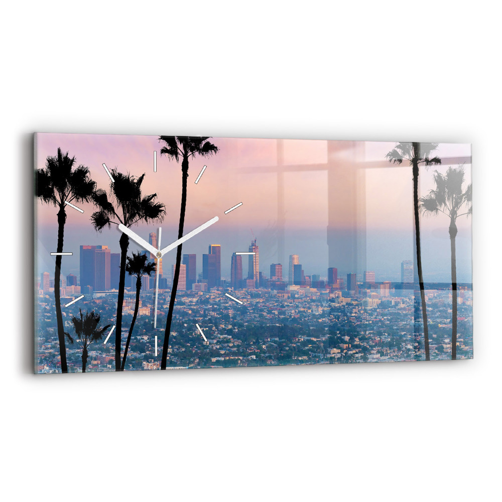Üvegóra vízszintesen 60x30 Los Angeles-i naplemente