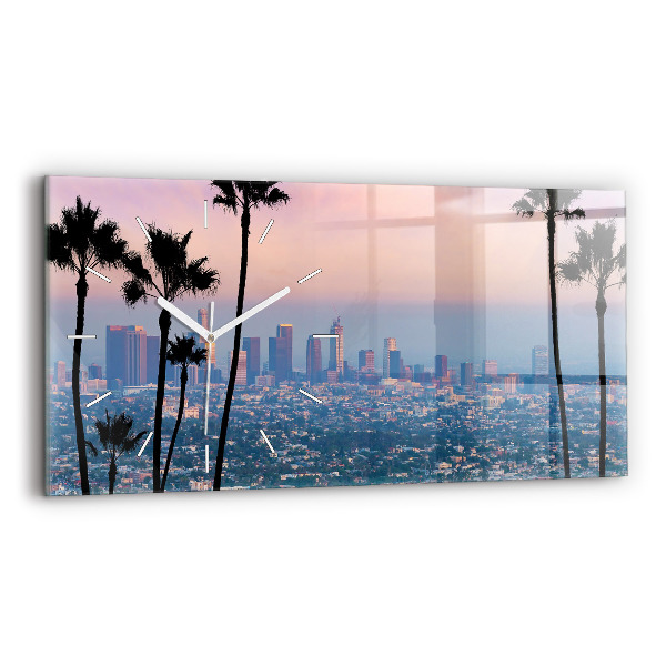 Üvegóra vízszintesen 60x30 Los Angeles-i naplemente